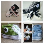 Crochet Cute Baby Converse Booties 2