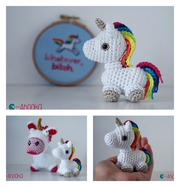 Crochet Tiny Unicorn Amigurumi Free Pattern