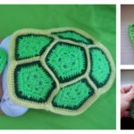 Crochet Turtle Newborn Photo Prop with Free Pattern