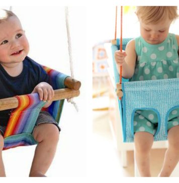 DIY Baby Canvas Swings