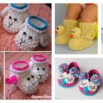 Adorable Crochet Baby Animal Booties with Free Patterns