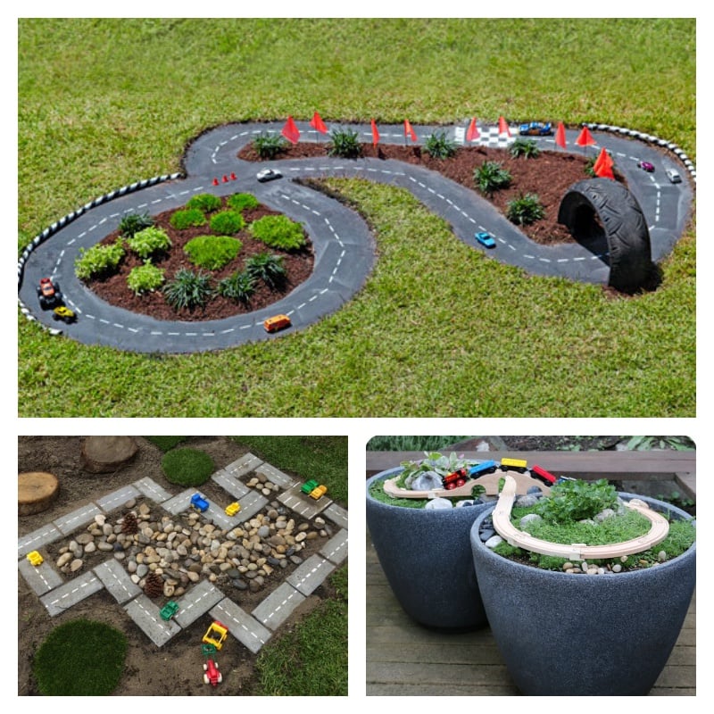 diy race car track for toddlers