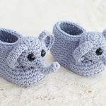 Crochet Ellie The Elephant Baby Booties  with free pattern