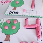 FREE DOUGH MATS FOR COUNTING TO 10