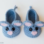 Field Mouse Baby Booties Crochet free Pattern