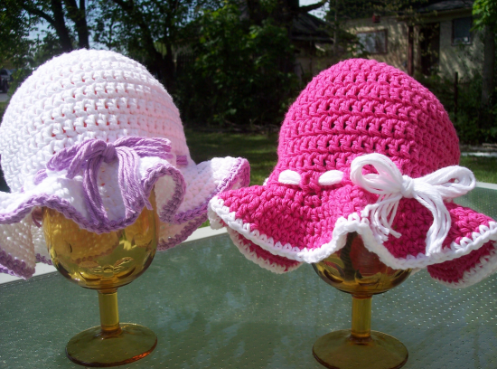 Free Summer Hats to Crochet for Kids -Toddle Sun Hat