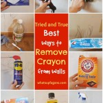 How to Remove Crayon Marks from Walls