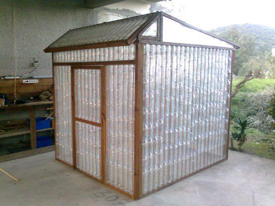 How to Build a Greenhouse Made From Plastic Bottles 4