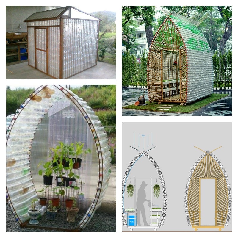 How to Build a Greenhouse Made From Plastic Bottles 7