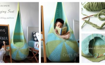 How to Knitting a Cocoon Hanging Seat with Free Pattern