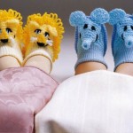 Lion and Elephant slippers