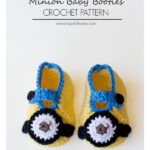 Minion Inspired Baby Booties Free Crochet Pattern