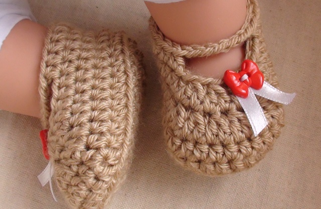 Posh Crochet Booties- Newborn to 12 Month Old Sizes
