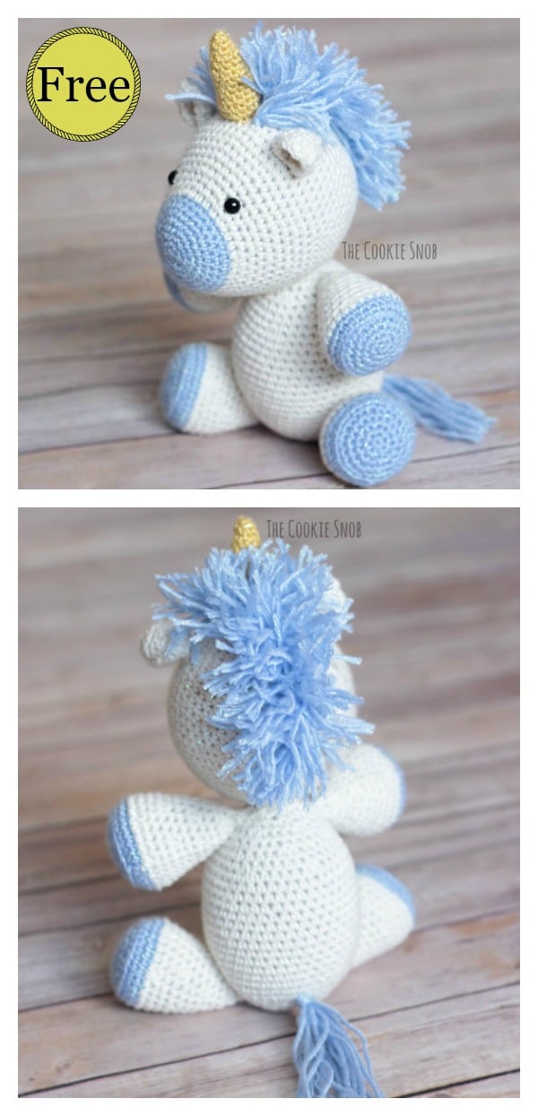 Unicorn Amirugumi Free Crochet Pattern 