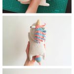 Unicorn Wrist Rest Cushion Free Crochet Pattern