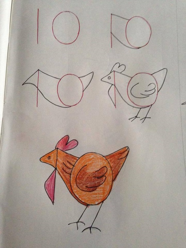 10 Fun Kids Drawings With Number As a Base