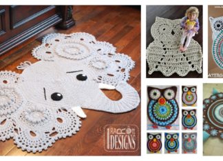 13 Cute and Lovely Crochet Rug with Patterns