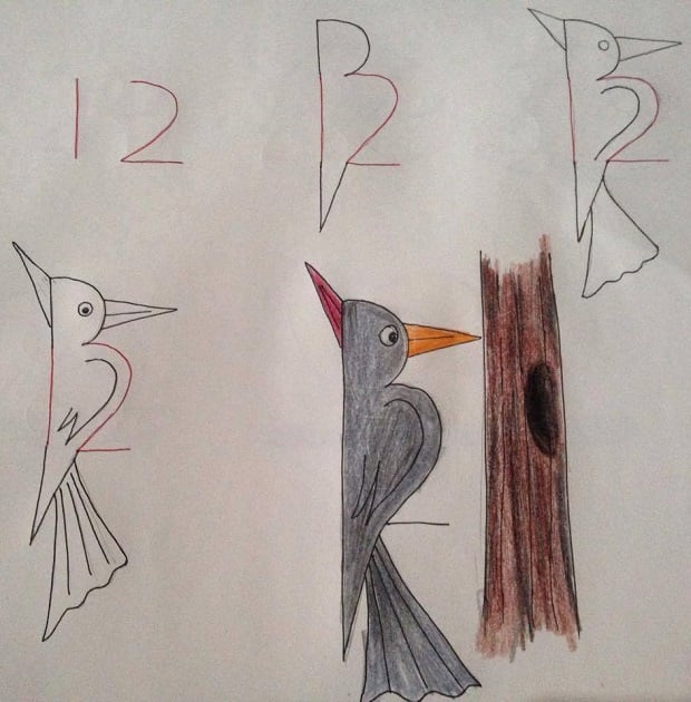 12 Fun Kids Drawings With Number As a Base