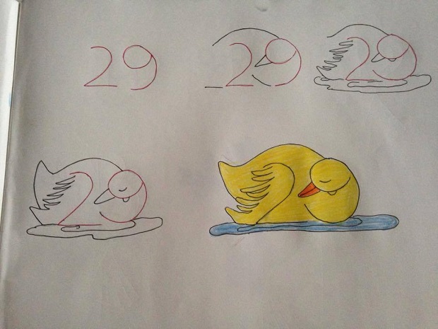 29 Fun Kids Drawings With Number As a Base