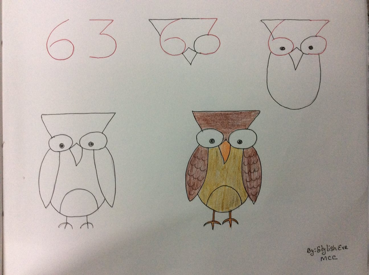 63 Fun Kids Drawings With Number As a Base