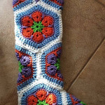 African Flower Hexagon Boots