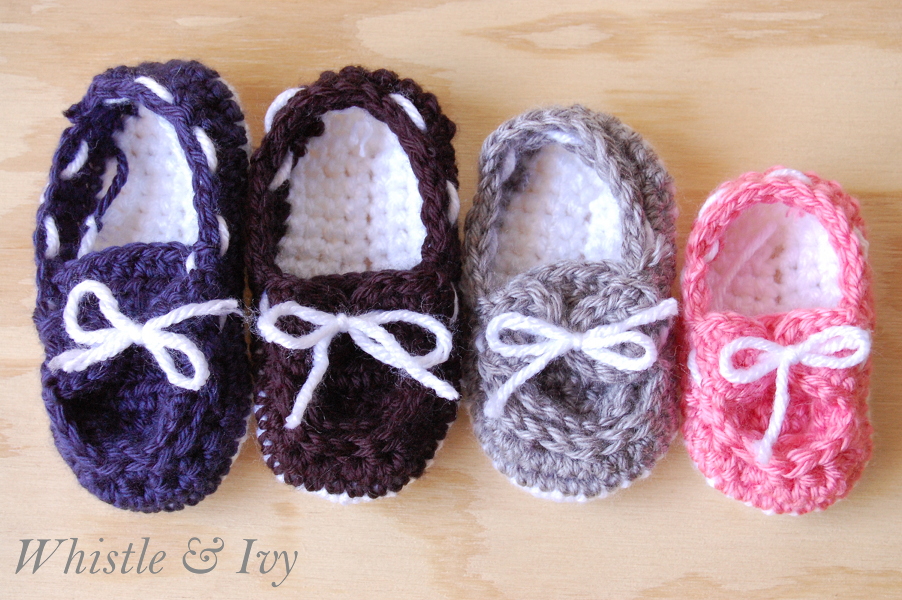 Baby Boat Booties free pattern