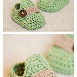 Baby Moccasins – crochet baby booties Free Pattern