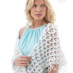 Bridal Shawl Free Crochet Pattern