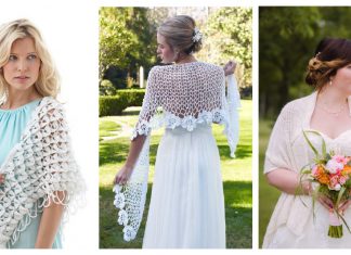 Bridal Shawl Free Crochet Pattern