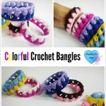 Colorful Crochet Bangles