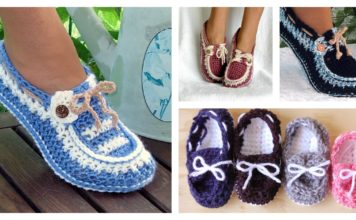 Beautiful Crochet Button Loafers with Pattern For Your Next Project
