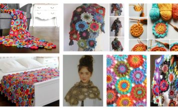 Crochet Japanese Flower with Free Pattern