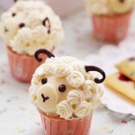 Cute Sheep Cupcakes