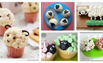 DIY Cute Sheep Cupcakes - Great Choice for Kids Birthday Party