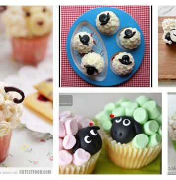 DIY Cute Sheep Cupcakes - Great Choice for Kids Birthday Party
