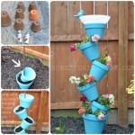 DIY GARDEN PLANTER & BIRDS BATH