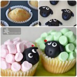 DIY Marshmallow Sheep Cupcakes 2