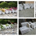 DIY Train Planters Out Of Old Crates to Adorn Your Garden f