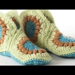 DIY crochet slippers youtube