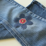 Flower Knee Patch