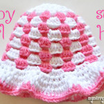 Free Summer Hats to Crochet for Kids -Granny Stitch Sun Hat