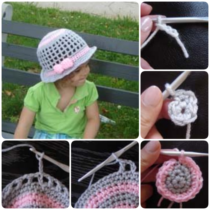 Free Summer Hats to Crochet for Kids - Sun hat
