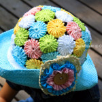 Free Summer Hats to Crochet for Kids -crochet yoyo puff summer hat