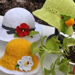 Free Summer Hats to Crochet for Kids -pretty sun hat