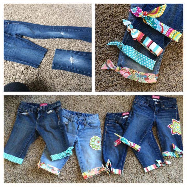 How to Upcycle Old Jeans into Cute Shorts