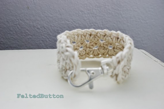 Crochet Pretty Bracelets with Patterns Trek Bracelet