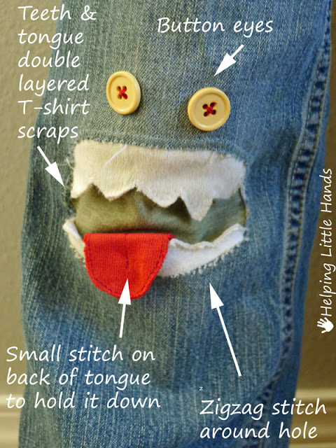 Monster Patch for Jeans