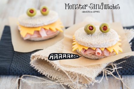 Creative Sandwich Ideas Monster-Sandwiches