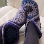 Multi Color Granny Slippers