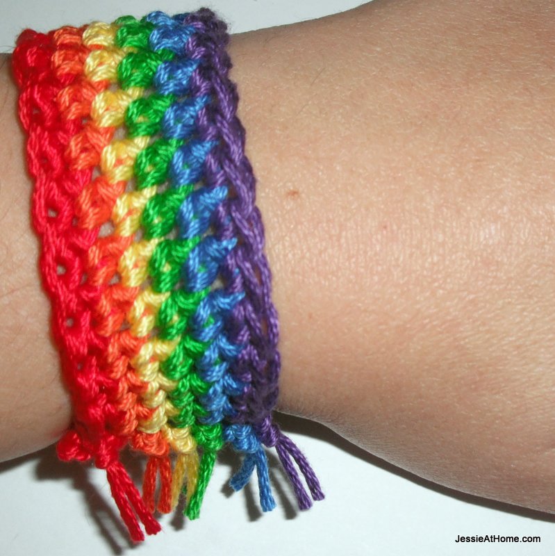 Simple Rainbow Bracelet